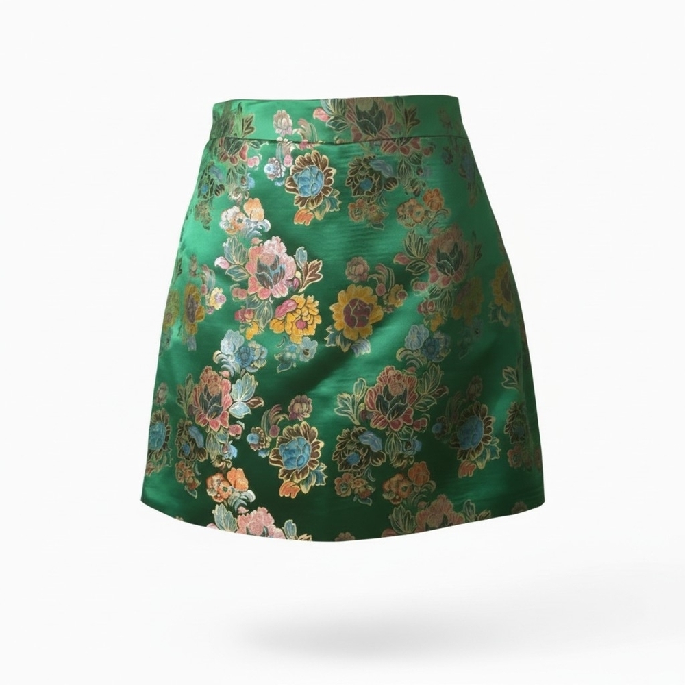 Fashion Nova Green Mini Skirt